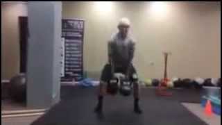 Double 40kg 88lbs Kettlebell Swings  Kettlebell Training for Sports Performance [upl. by Chiles]