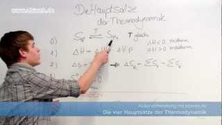 Hauptsätze der Thermodynamik  Abitur Chemie Grundlagen [upl. by Einnos]