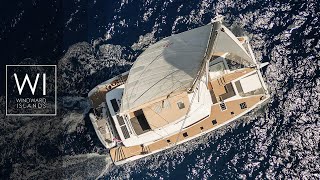 Your private visit of a 2024 Fountaine Pajot Alegria 67 at the Palma yacht show 2024 [upl. by Assetan]