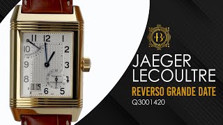 JaegerLeCoultre Reverso Grande Date Classique Q3001420 [upl. by Gorman]