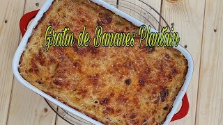 122 Gratin de Bananes Jaunes 🇬🇵 Plantain Gratin [upl. by Oiramaj]