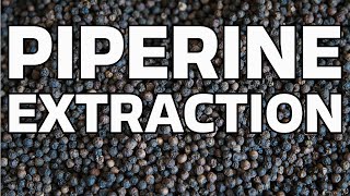 Piperine Extraction from Black Pepper [upl. by Tihor]