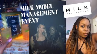 MILK MODEL MANAGEMENT EVENT Sponsored by Ciroc Vodka my first event [upl. by Doley]