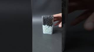 Oddly Satisfying Black amp White Marble Beads Reverse Video satisfying shorts [upl. by Pol448]