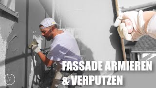 Fassade richtig armieren amp verputzen mit Gewebe  Fassade renovieren  kreativtobi [upl. by Ahsiaa]