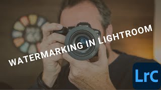 Watermarking Lightroom Photos  How To Create and Apply to Images [upl. by Adnawat]