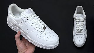 NIKE AIR FORCE 1 STANDARDORIGINAL LACING  Nike AF1 standart lace style [upl. by Ranee441]