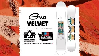 20232024 VELVET  GNU SNOWBOARD [upl. by Adelind]