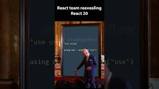 React 20 Revealed 🤪 reactjs reactjsdeveloper reactdevelopment webdevelopment memes [upl. by Avrenim]