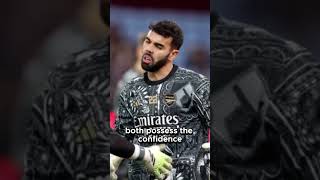 Ramsdale vs Raya Englands Next Top Keeper shorts arsenal premierleaguegoalkeeper [upl. by Wittenburg]