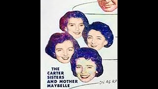 Debut Carter Sisters Mother Maybelle Chet Atkins Program 14 on KWTO ABC nationally syndicated 1950 [upl. by Aynosal]