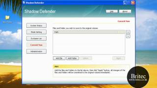 Shadow Defender is an easy to use security solution by Britec [upl. by Mireielle]