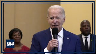 Présidentielle américaine 2024  Biden et Trump vainqueurs des primaires dans le Michigan [upl. by Yraillih411]