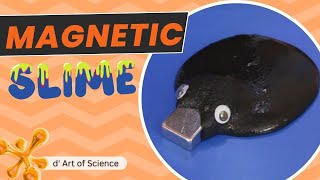 MAGNETIC SLIME  DIY  dArtofScience [upl. by Boehmer137]