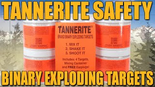 Tannerite Reactive Exploding Targets Be smart about it [upl. by Leinoto]