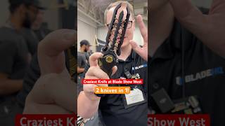 This is the craziest knife at Blade Show West 2 Knives in 1 [upl. by Einahc]