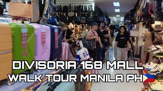 4K DIVISORIA 168 SHOPPING MALL LOW PRICE BARGAIN MALL [upl. by Pollock]