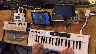 norns shield  Critter amp Guitari  Organelle M  teenage engineering OPZ  Keystep 37  fates [upl. by Zetrauq]