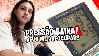 Minha pressão está muito baixa na gravidez  Estou preocupada [upl. by Ame574]