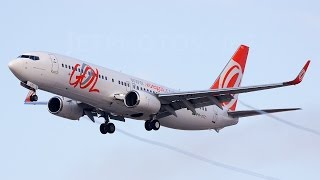 Procedimento de decida e pouso em Congonhas  São Paulo SBSP  B737800 Gol Linhas Aereas [upl. by Anwad383]