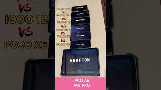 POCO X6 PRO😈Vs iPHONE 16 PRO💀Vs galaxy S24😱Vs iQOO 12VsGOOGLE PIXEL9PUBG TEST pocox6pro iPhone [upl. by Nonnac]