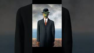 Son of man by Rene Magritte Daily Masterpiece [upl. by Hartmunn]