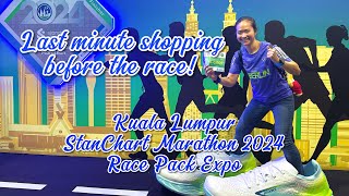 Psst last minute shopping before race day KUALA LUMPUR STANCHART MARATHON 2024 Race Pack Expo [upl. by Lashondra]