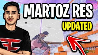 How To Get FaZe Martozs NEW Stretched Resolution In Chapter 3 [upl. by Leatri686]