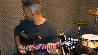 Tosin Abasi testing the Liuteria GNG Brea Dr Viossy Absynth Amaranth [upl. by Esil900]