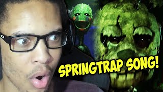 FNAF SPRINGTRAP SONG quotBURY ME IN METALquot LYRIC VIDEO REACTION [upl. by Melton330]