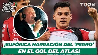 ¡APASIONANTE narración Así cantó el gol de Atlas el Perro Bermúdez  TUDN [upl. by Parrnell850]