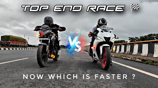 Modified NS200 Bs6 Vs R15 V4 Bs7  TOP END RACE  Performance test 🔥 [upl. by Jarl247]