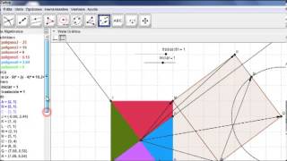 El teorema de pitagoras con GeoGebra [upl. by Yasmine]