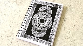 3D Circles Mandala Art  How to Draw Circle Mandala Drawing [upl. by Sharman]