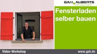 GAHAlberts Fensterladen selbst bauen [upl. by Elka833]