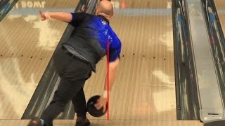 Analysis of the Modern 10Pin Bowling Swing and Release 2 by Dean Champ [upl. by Ahsiekar199]