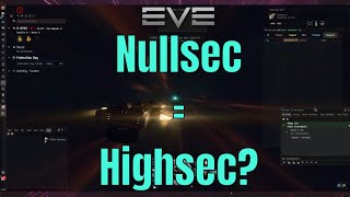 EVE Online  Nullsec with T1 industrial Wreathe [upl. by Maxantia]