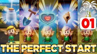 How to Have the PERFECT Start in Links Awakening Switch  100 Walkthrough 01 [upl. by Venice]