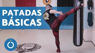 Entrenamiento de PATADAS con EMPEINE 🦵 LOW MIDDLE y HIGH Kick [upl. by Idarb]