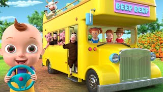 Wheels on the Bus Animal Time amp MORE  Animal Songs for Kids  Beep Beep Nursery Rhymes [upl. by Norri904]