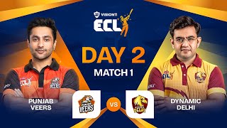 ECL  Match 3  Punjab Veers vs Dynamic Delhi  Harsh Beniwal vs Sonu Sharma [upl. by Furnary]