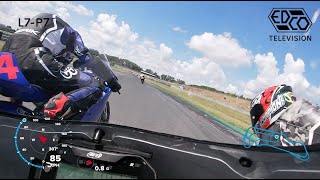 Onboard EDCO bike  Oschersleben 2024 Race 2 [upl. by Kirby]