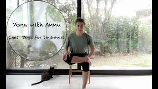 20 min chair yoga for beginners [upl. by Verine]