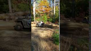 ATV trail riding Contoocook NH Bound Tree atv trails 102817 [upl. by Early]