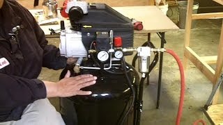 Air Compressor Line Setup and How to Use Air Tools for Beginners [upl. by Hollinger]