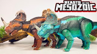 Beasts of the Mesozoic Ceratopsians Kickstarter Monoclonius amp Juvenile Centrosaurus Review [upl. by Chesna]