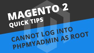 Cannot login to phpMyAdmin as root user  Magento 2 Tutorial [upl. by Bazar452]