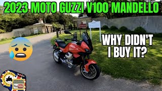 2023 Moto Guzzi V100 Mandello first impressions timecoded [upl. by Svoboda213]