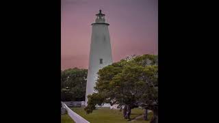 Ocracoke Lighthouse on Ocracoke Island North Carolina USA [upl. by Proffitt]