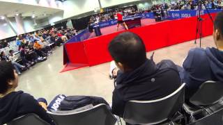 Angry Seemiller Filming the USA National Table Tennis Championships 2015 GP020051 [upl. by Eelrehpotsirhc900]